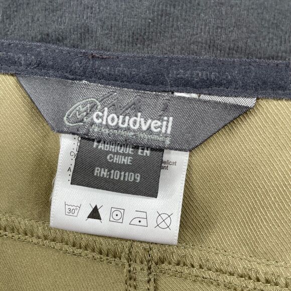 CLOUDVEIL Pants Mens 34 Cargo Stretch Twill Utility Outdoor Hiking Trail Brown - Picture 10 of 16